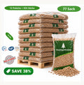 Holzpellets - 8 Paletten