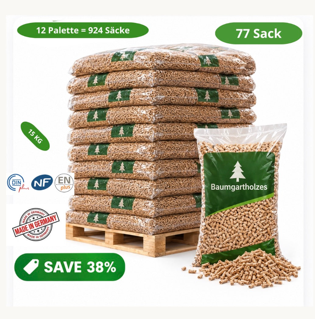 Holzpellets - 8 Paletten
