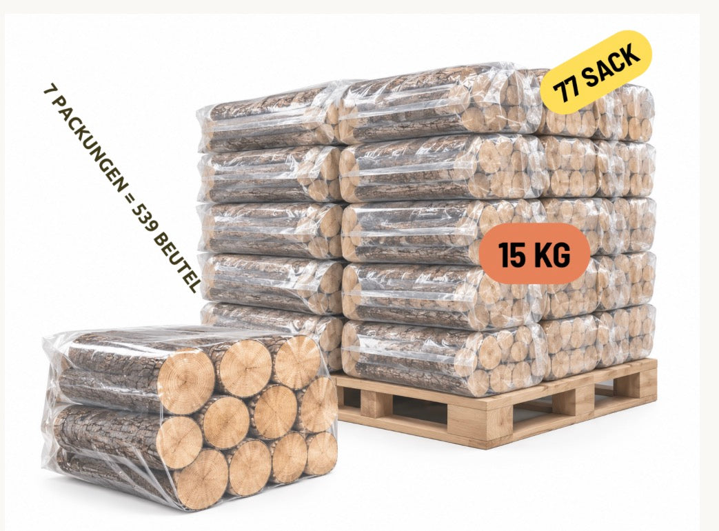 Natürliche Pellets - 7 Paletten