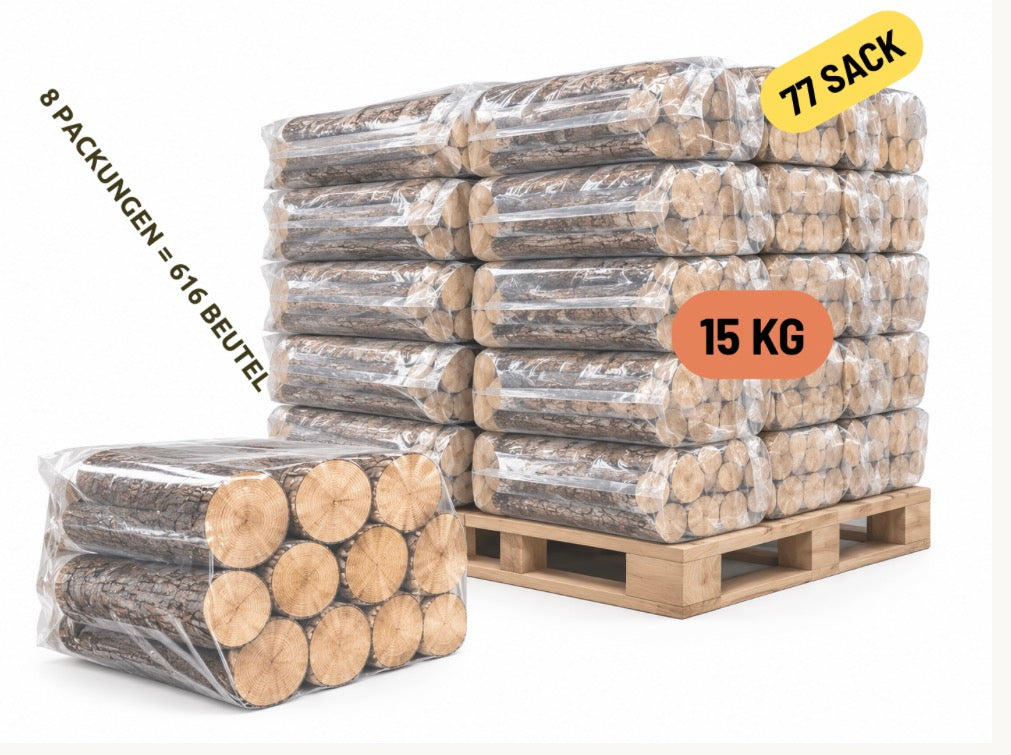Natürliche Pellets - 8 Paletten
