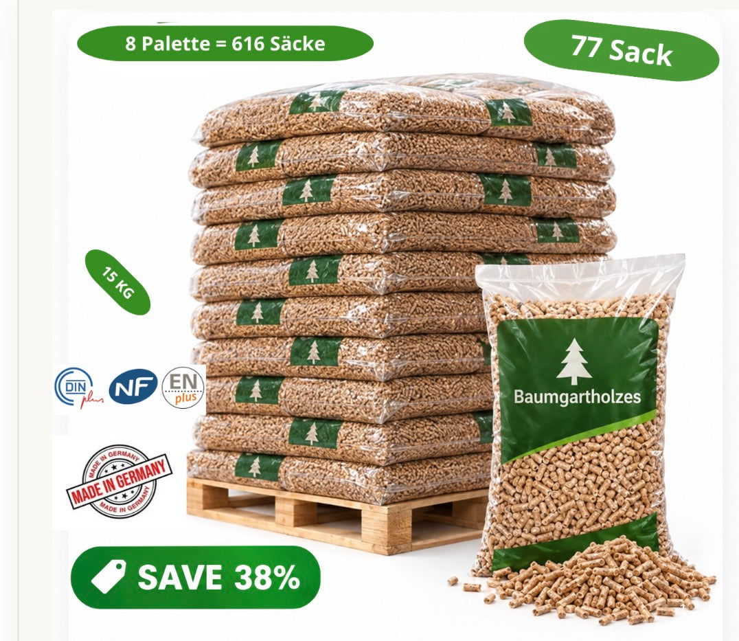 Holzpellets - 7 Paletten