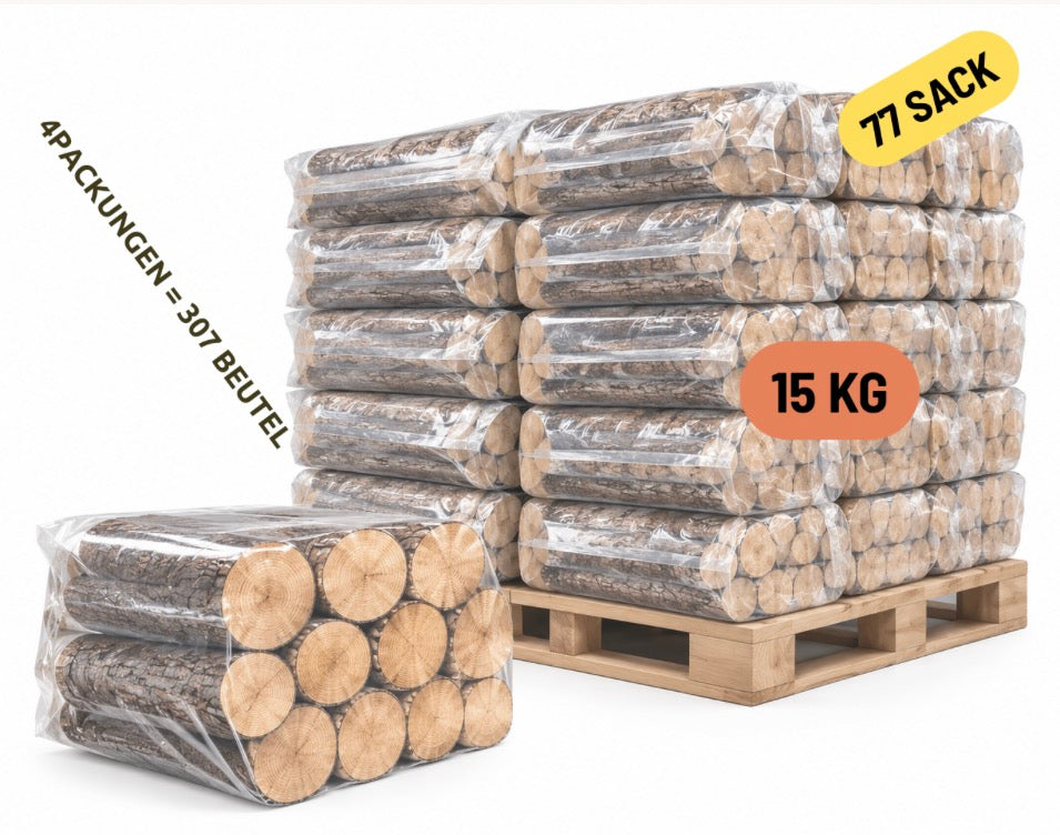 Natürliche Pellets - 4 Paletten