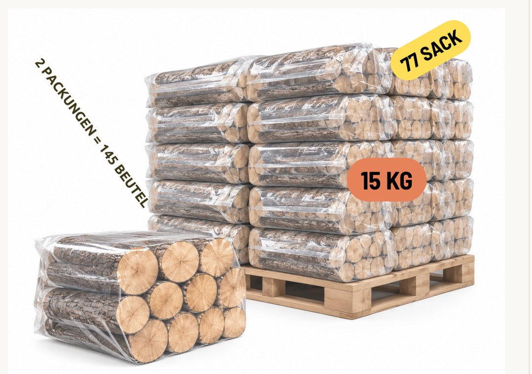 Natürliche Pellets - 2 Paletten