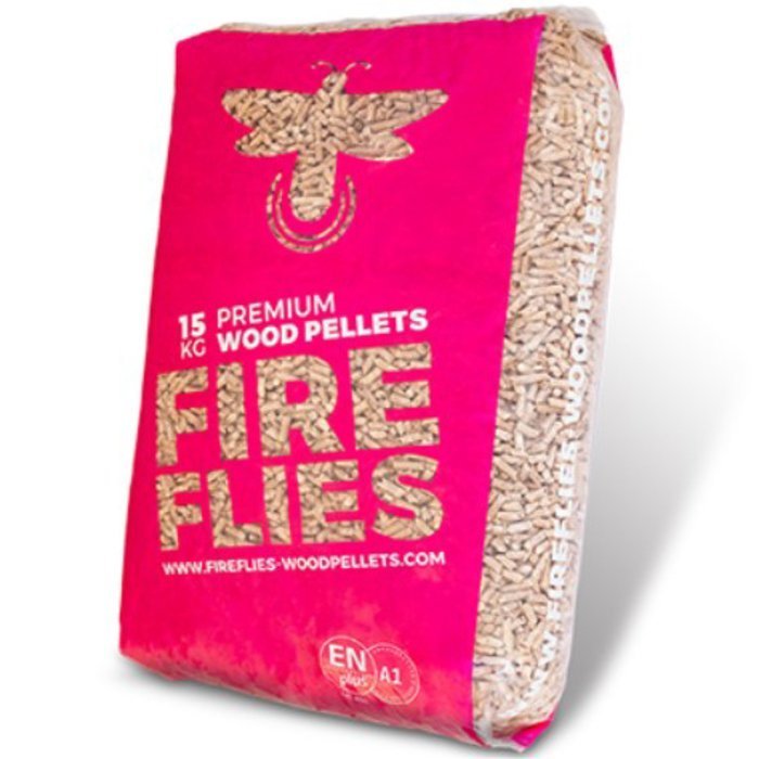 FIREFLIES Holzpellets 6mm ENplusA1, 65 x 15kg Palett